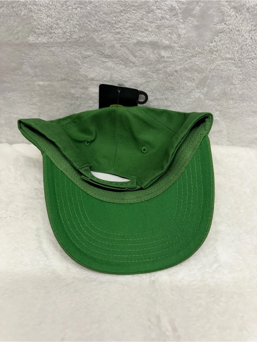 John Deere Green Cap with Yellow Trim and Black Patch